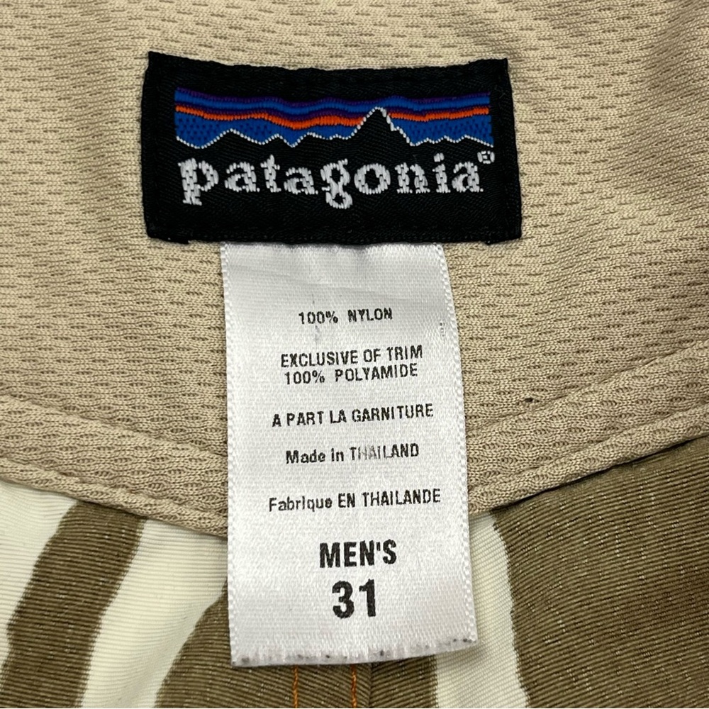 Patagonia Board Shorts Mens Size 31 Orange Drawstring Wavefarer‎ Swim Summer - Picture 3 of 11